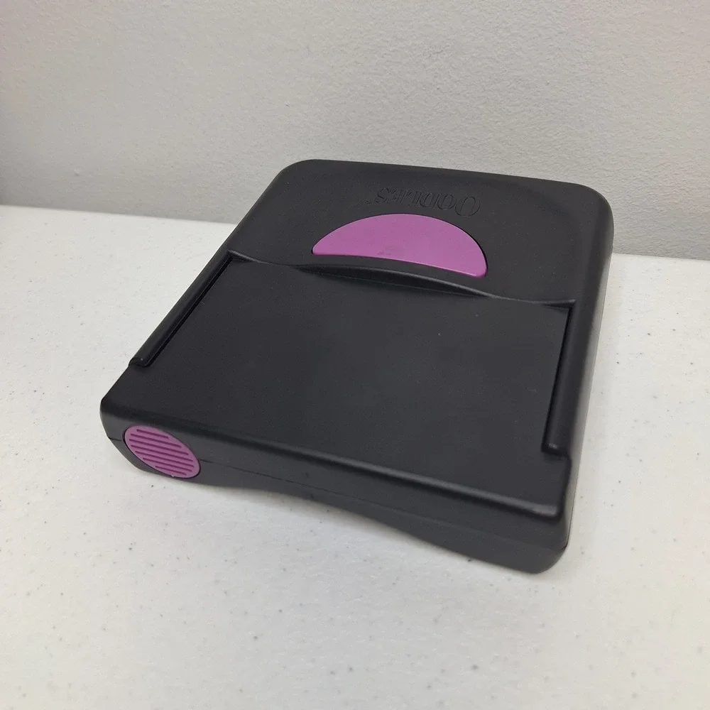 Vintage Milton Bradley Oodles Electronic Word Game Console 1992‎ Black Purple